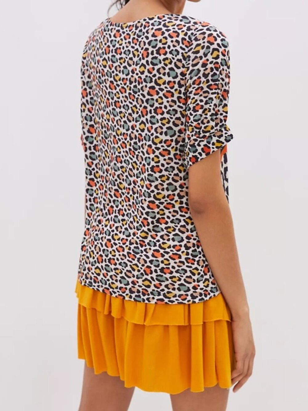 NWT Anthropologie Elsa Contrast Top Size S - Picture 3 of 3